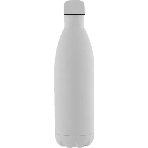 Valence Soft Touch Insulated Water Bottle Solid White